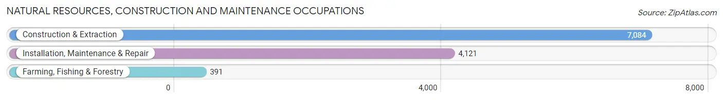 Natural Resources, Construction and Maintenance Occupations in Mercer County