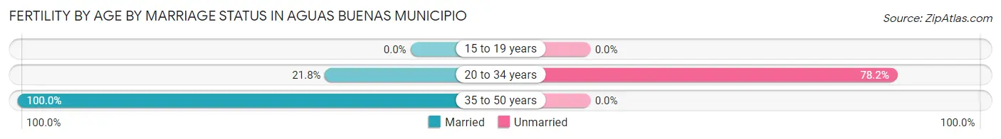 Female Fertility by Age by Marriage Status in Aguas Buenas Municipio