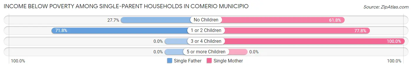 Income Below Poverty Among Single-Parent Households in Comerio Municipio