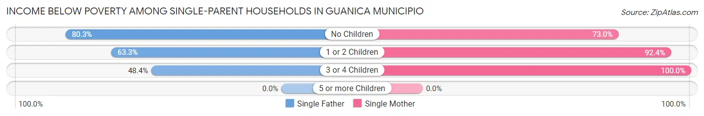 Income Below Poverty Among Single-Parent Households in Guanica Municipio