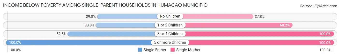 Income Below Poverty Among Single-Parent Households in Humacao Municipio