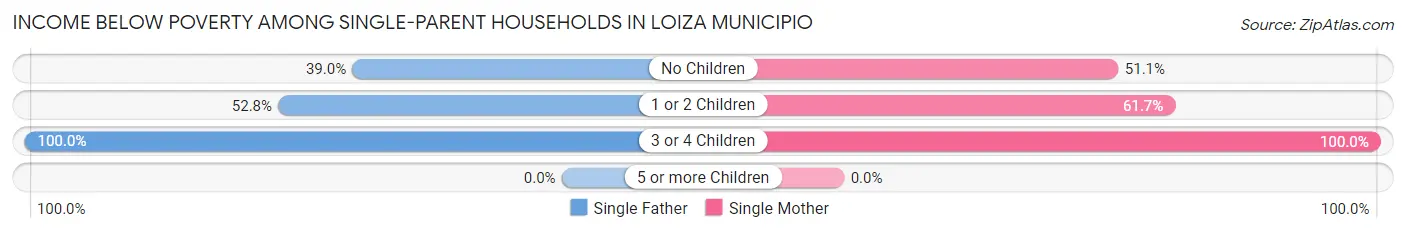 Income Below Poverty Among Single-Parent Households in Loiza Municipio
