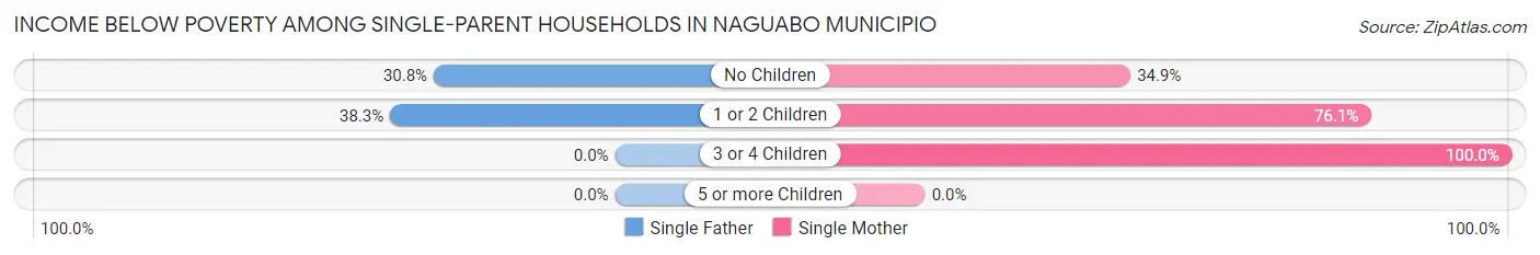 Income Below Poverty Among Single-Parent Households in Naguabo Municipio