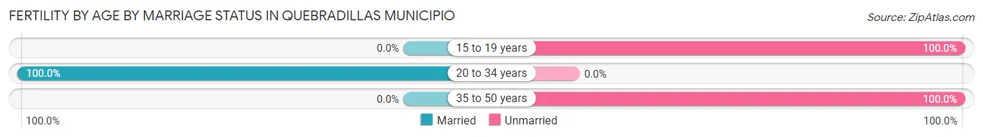 Female Fertility by Age by Marriage Status in Quebradillas Municipio