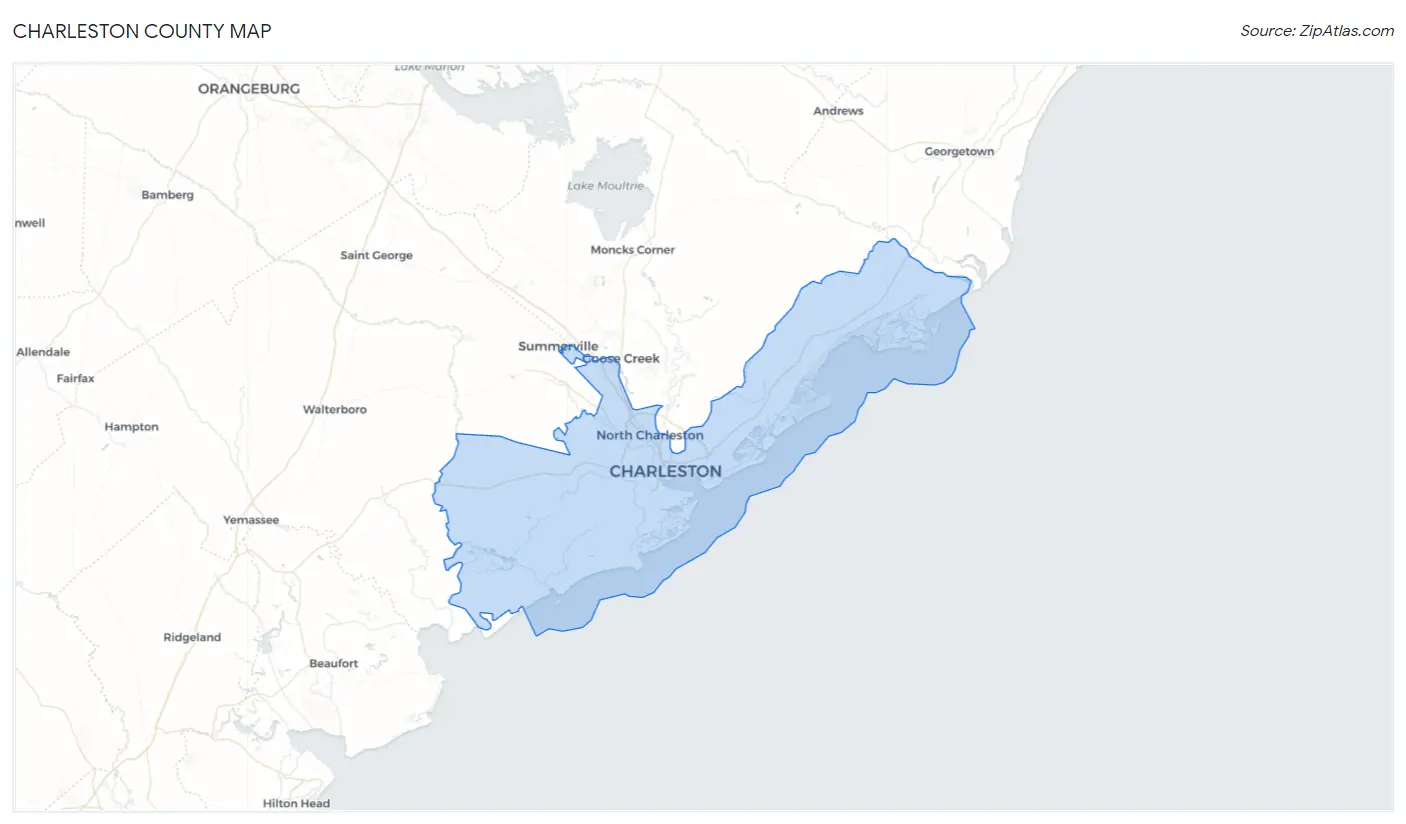 Charleston County Map