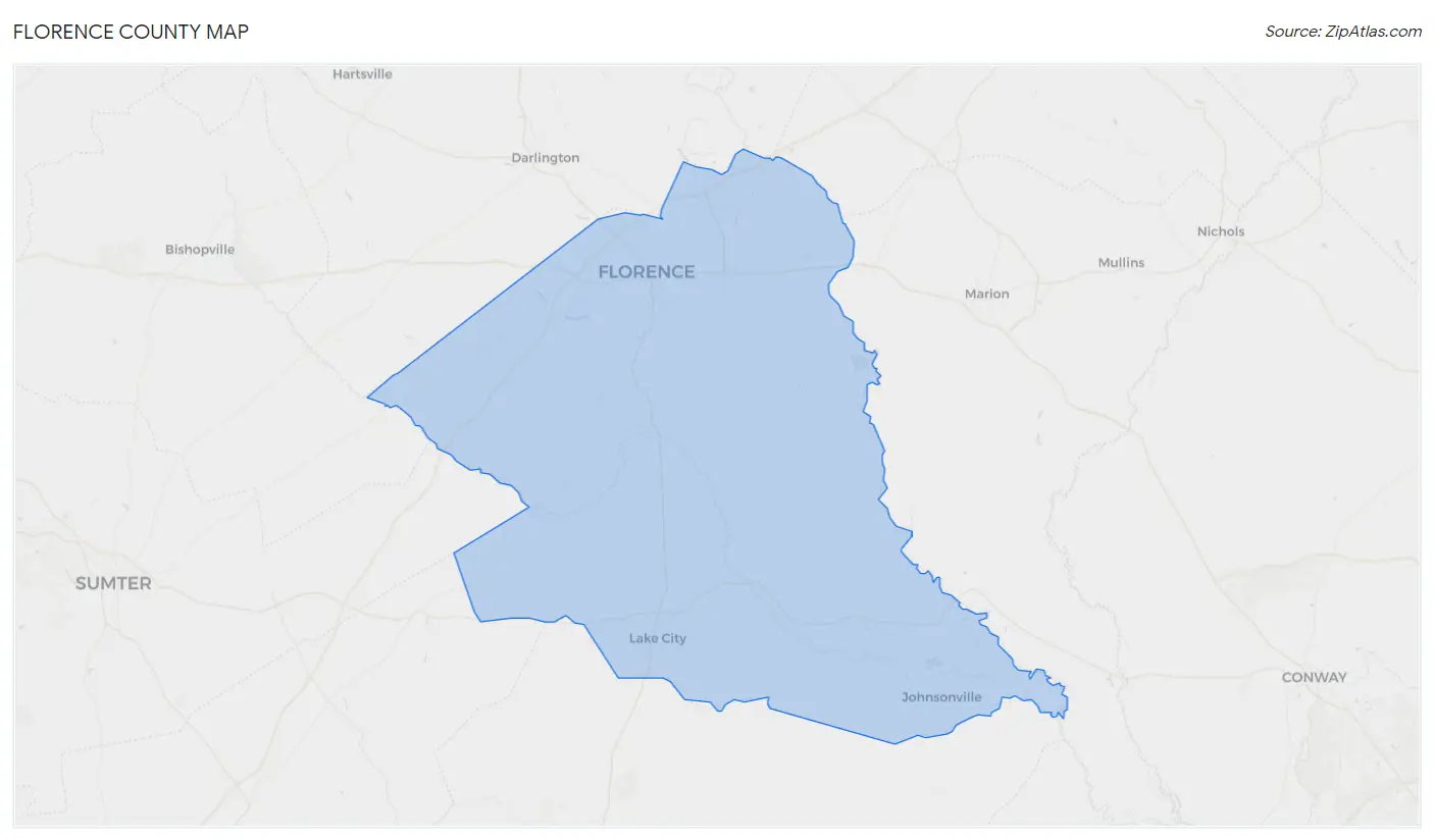 Florence County Map