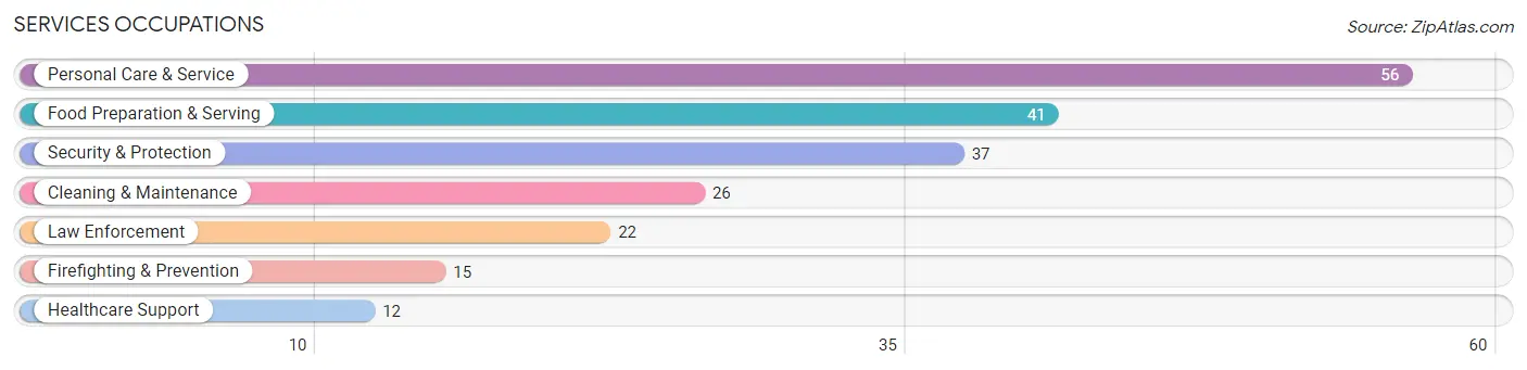 Services Occupations in Buffalo County