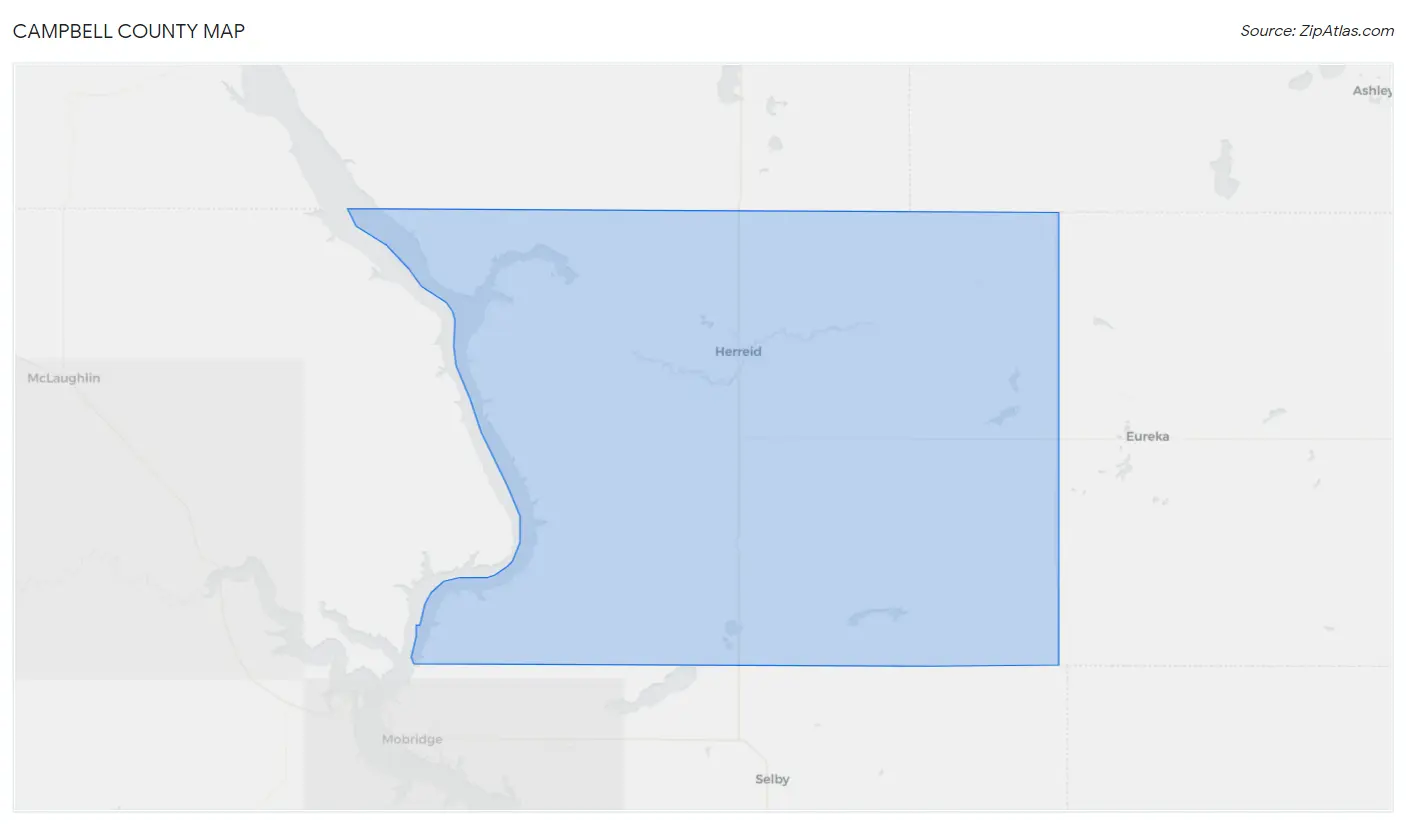 Campbell County Map