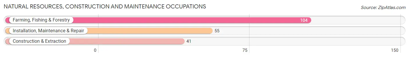 Natural Resources, Construction and Maintenance Occupations in Hand County