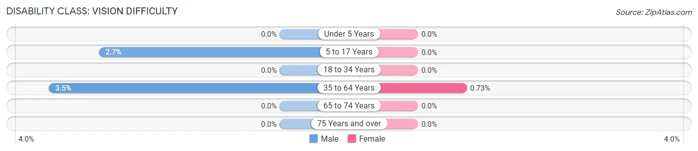 Disability in Hyde County: <span>Vision Difficulty</span>