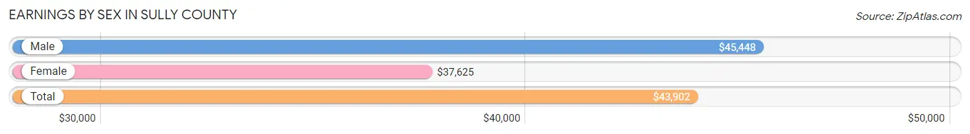 Earnings by Sex in Sully County