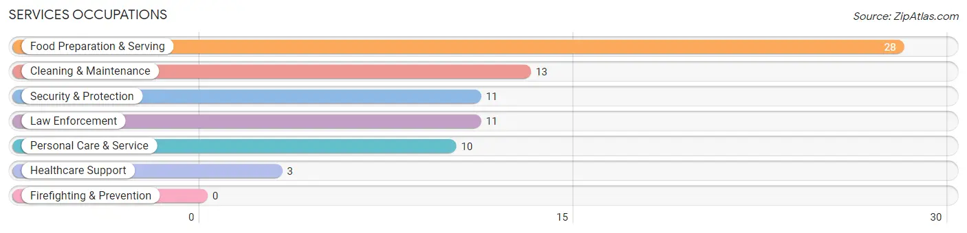 Services Occupations in Sully County