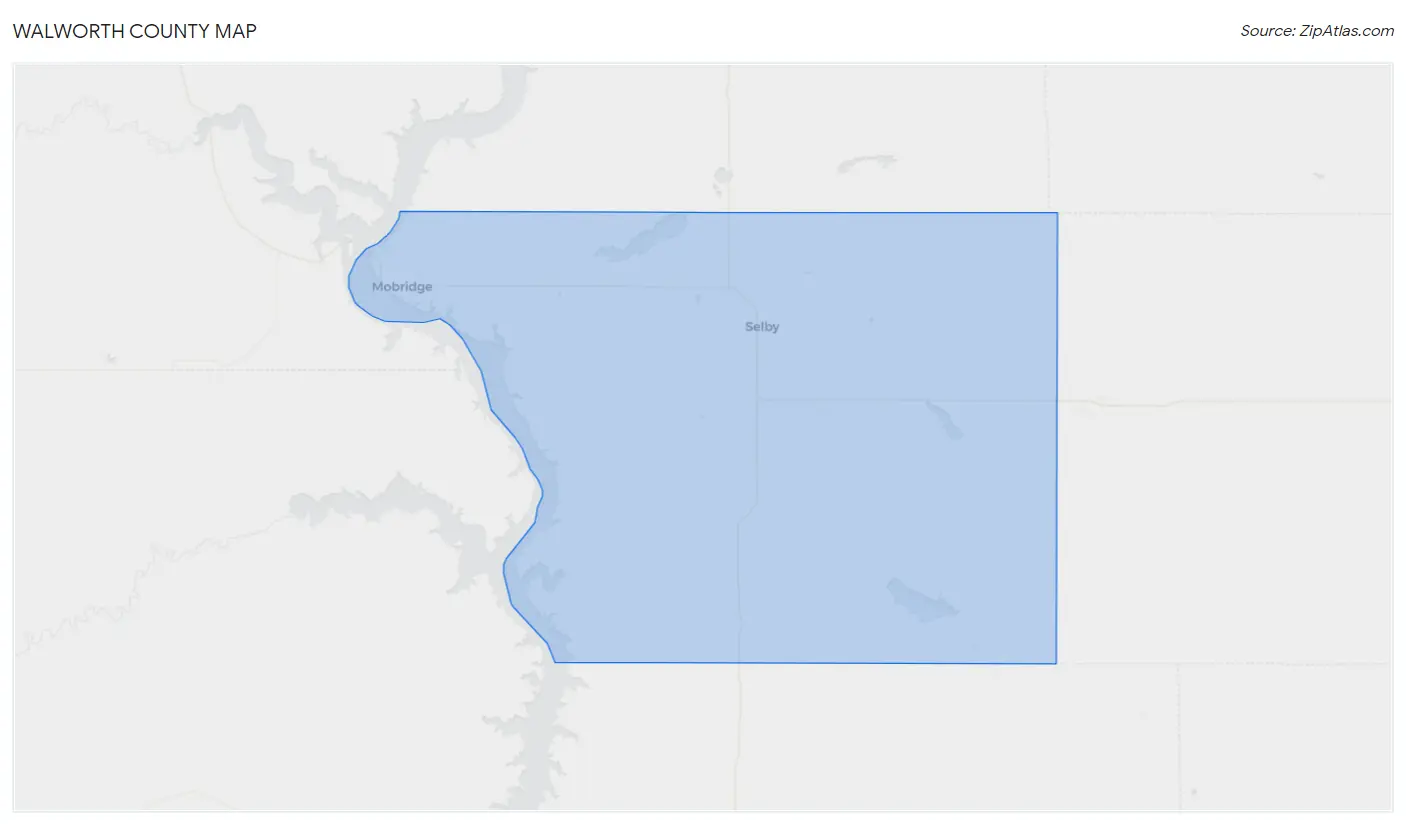 Walworth County Map