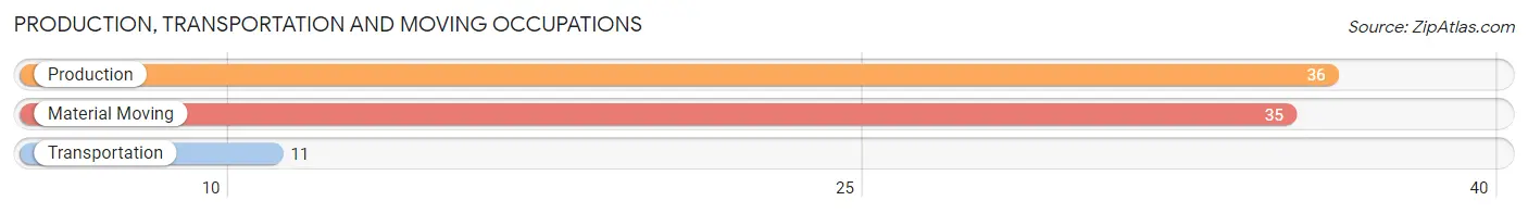 Production, Transportation and Moving Occupations in Zip Code 00901