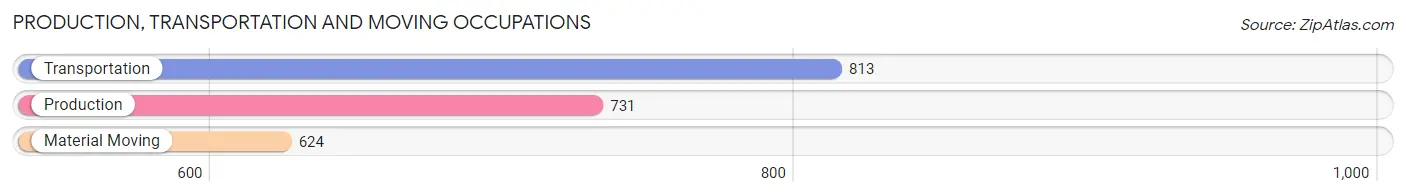 Production, Transportation and Moving Occupations in Zip Code 00987