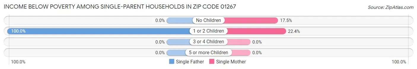 Income Below Poverty Among Single-Parent Households in Zip Code 01267