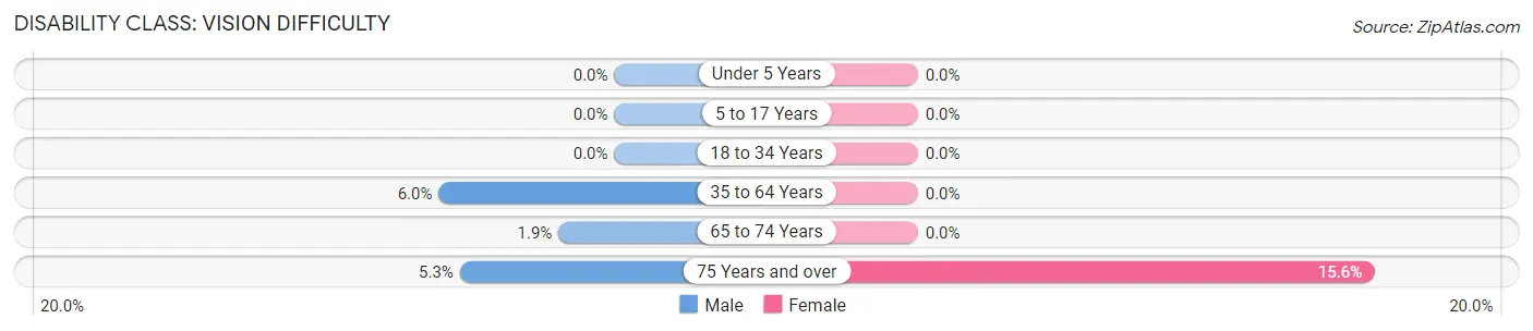 Disability in Zip Code 03241: <span>Vision Difficulty</span>