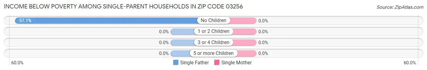 Income Below Poverty Among Single-Parent Households in Zip Code 03256