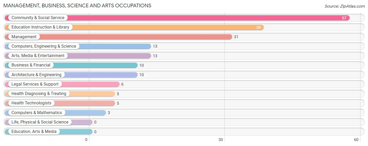 Management, Business, Science and Arts Occupations in Zip Code 03752