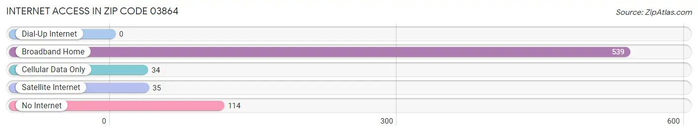 Internet Access in Zip Code 03864