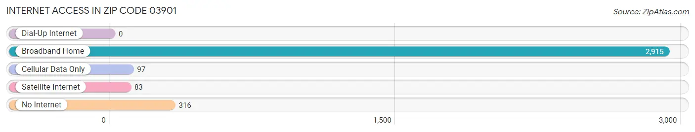 Internet Access in Zip Code 03901