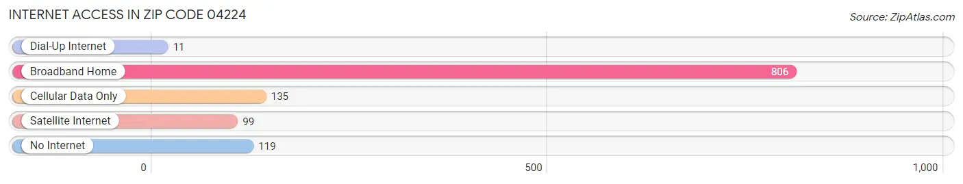 Internet Access in Zip Code 04224