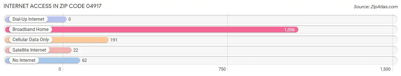 Internet Access in Zip Code 04917