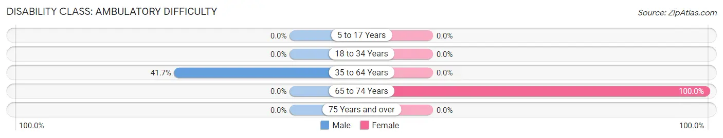 Disability in Zip Code 05447: <span>Ambulatory Difficulty</span>