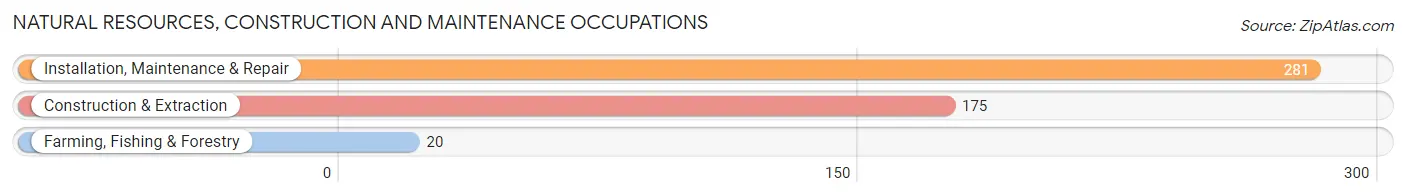 Natural Resources, Construction and Maintenance Occupations in Zip Code 05461