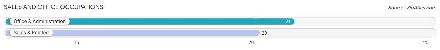 Sales and Office Occupations in Zip Code 05775