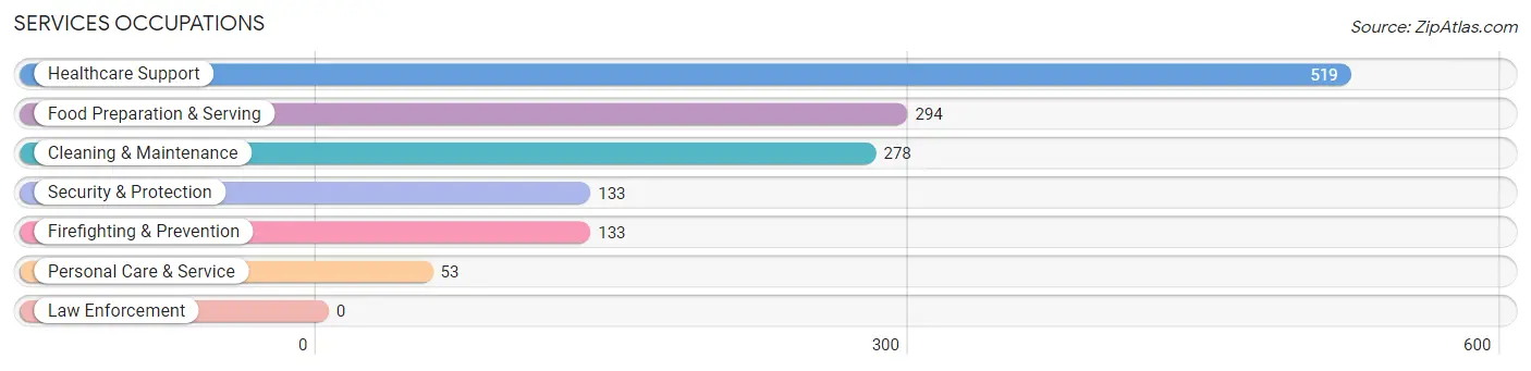 Services Occupations in Zip Code 06120