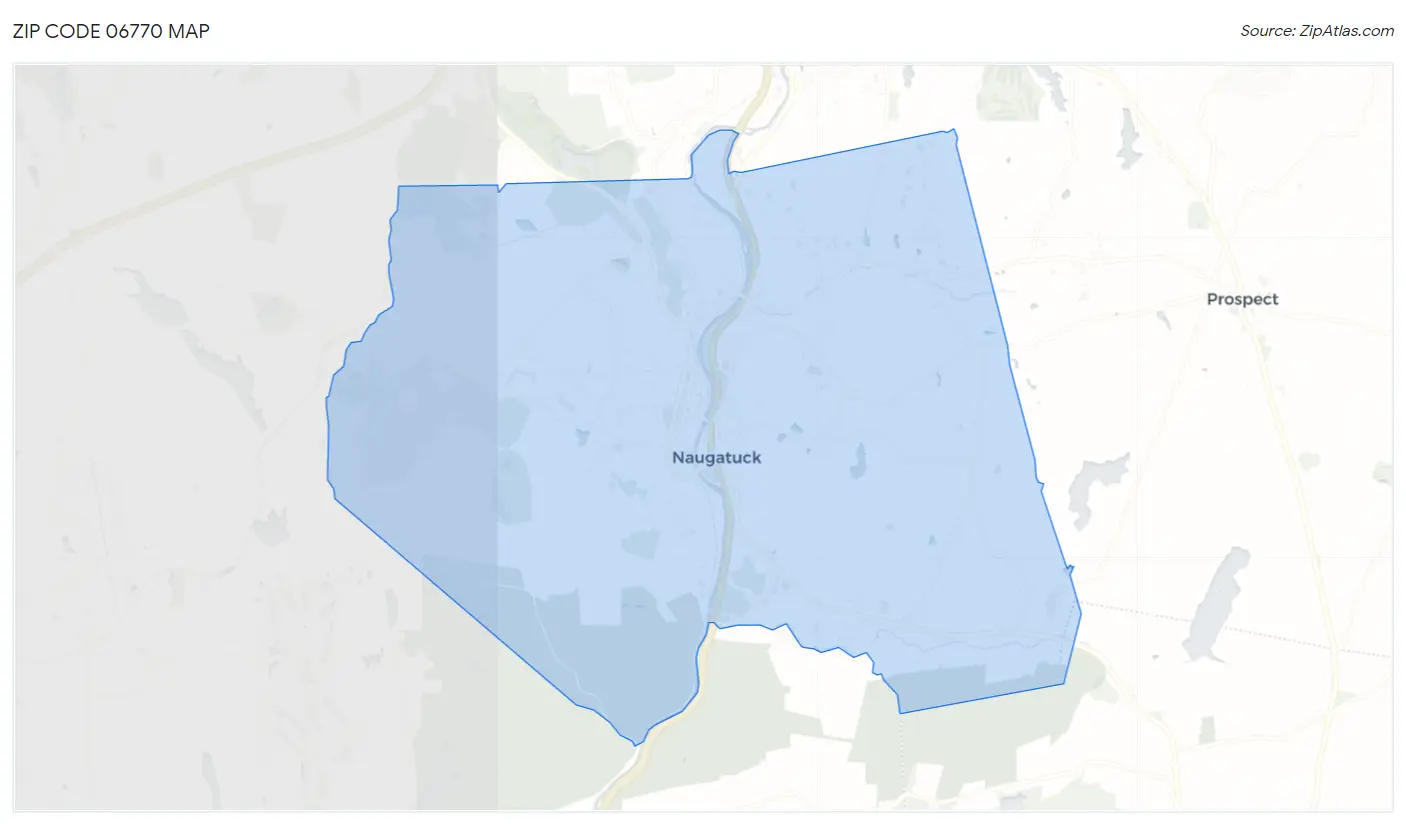 Zip Code 06770 Map