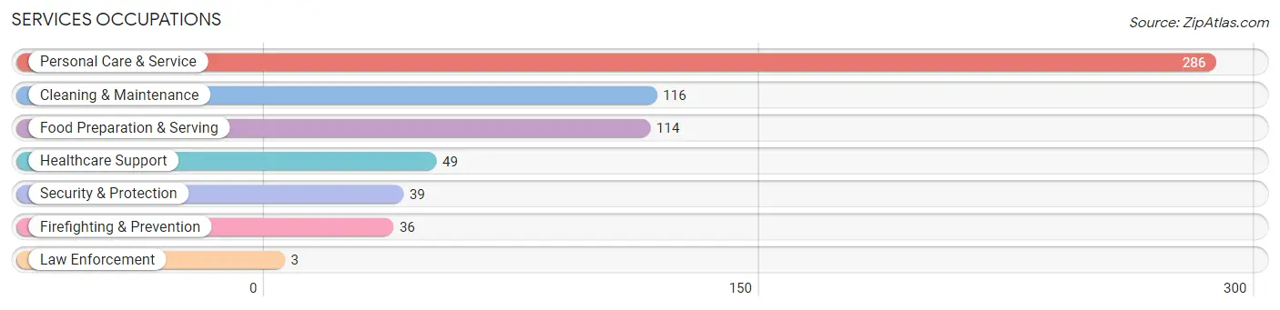 Services Occupations in Zip Code 06897