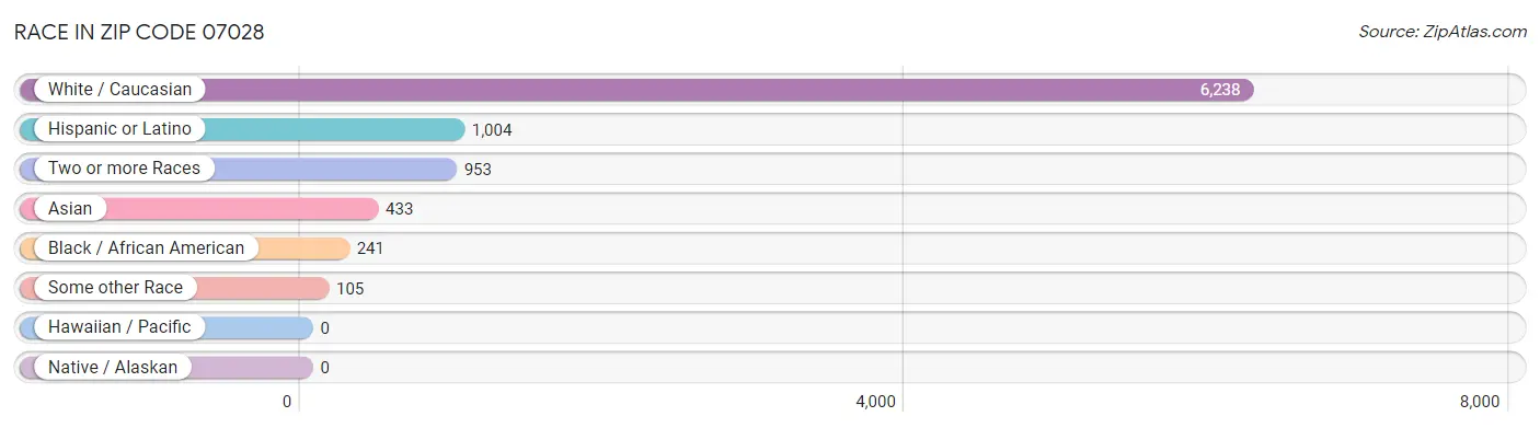 Race in Zip Code 07028
