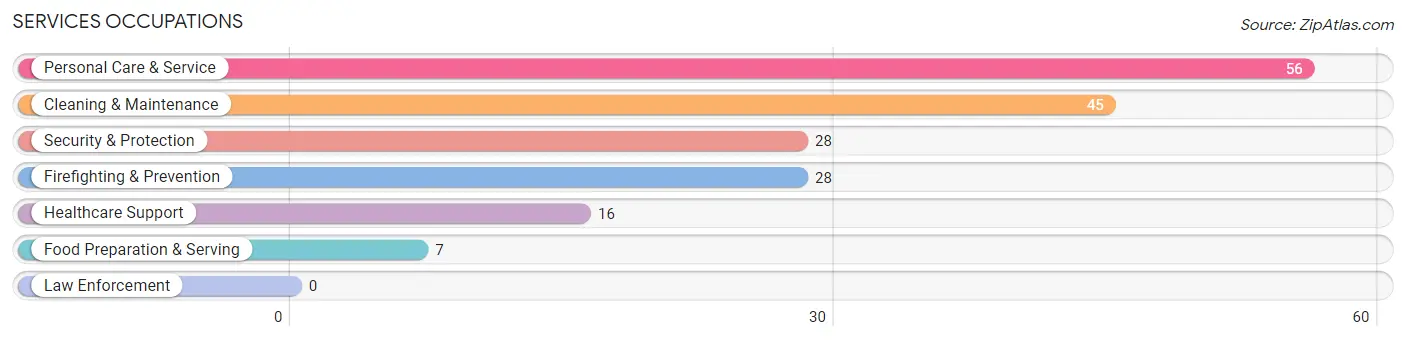 Services Occupations in Zip Code 07028