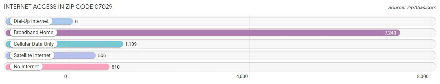 Internet Access in Zip Code 07029
