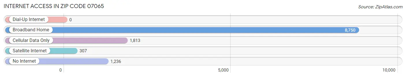 Internet Access in Zip Code 07065