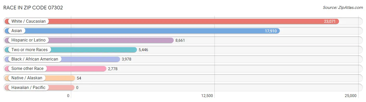 Race in Zip Code 07302