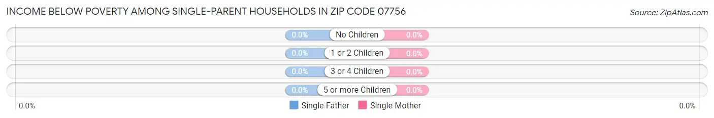 Income Below Poverty Among Single-Parent Households in Zip Code 07756