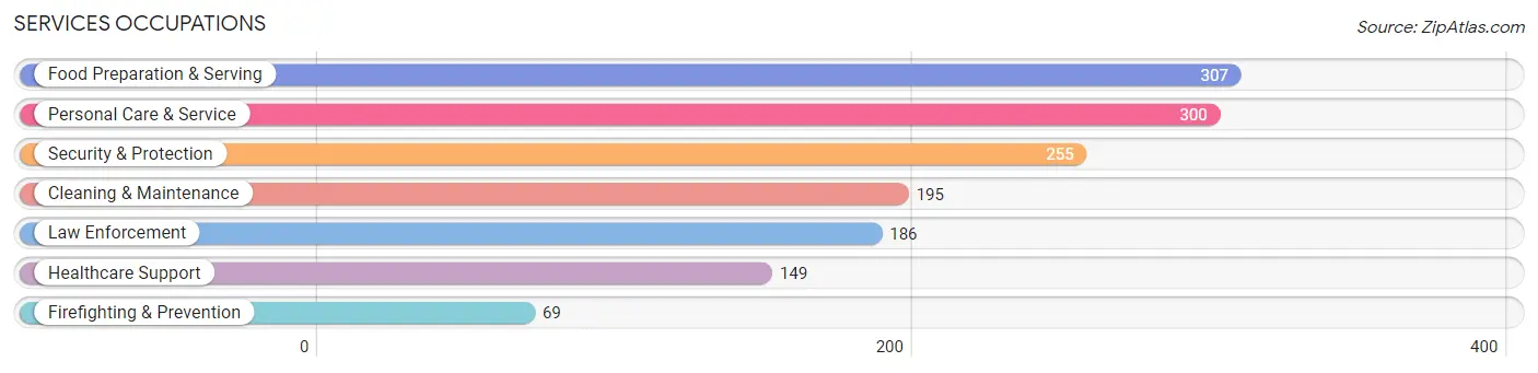 Services Occupations in Zip Code 07834