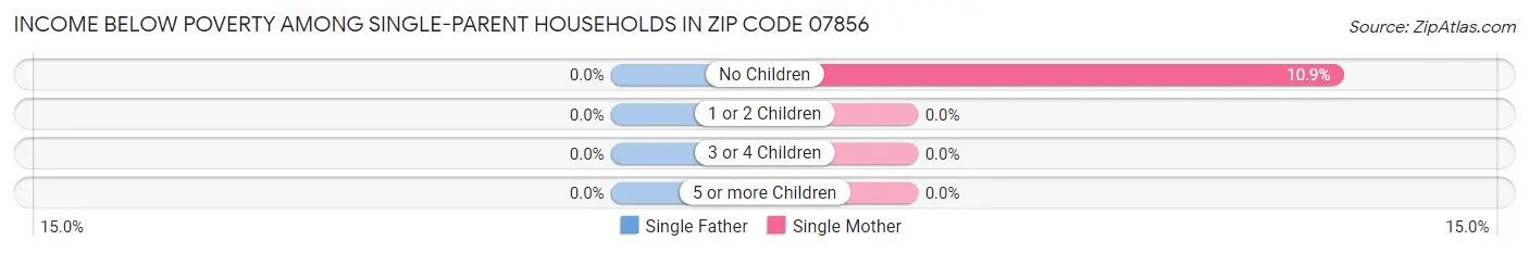 Income Below Poverty Among Single-Parent Households in Zip Code 07856