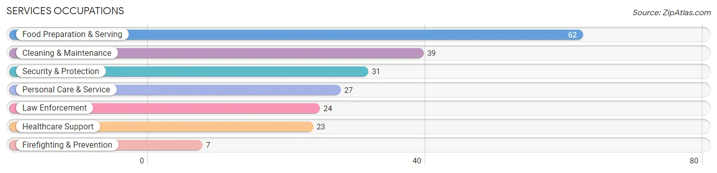 Services Occupations in Zip Code 07856