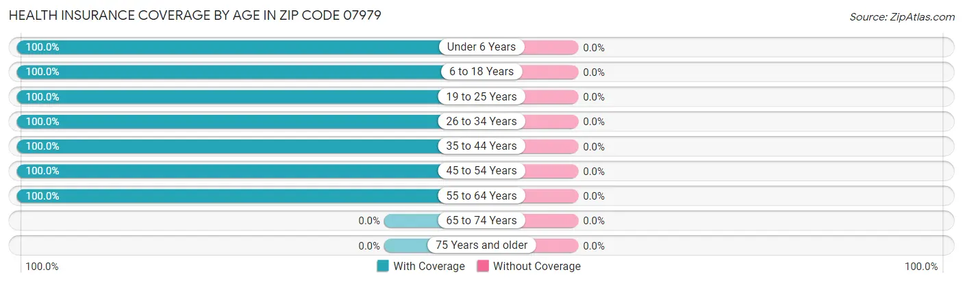 Health Insurance Coverage by Age in Zip Code 07979