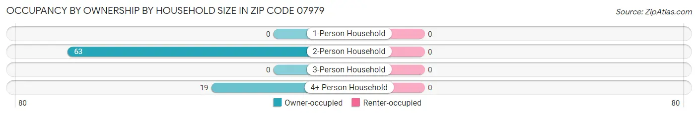 Occupancy by Ownership by Household Size in Zip Code 07979