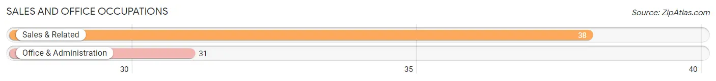 Sales and Office Occupations in Zip Code 08247