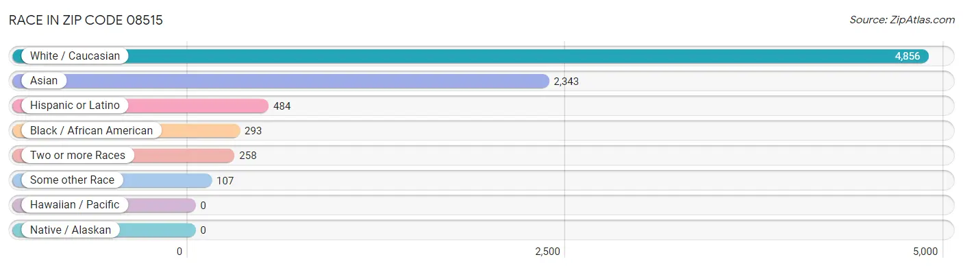 Race in Zip Code 08515