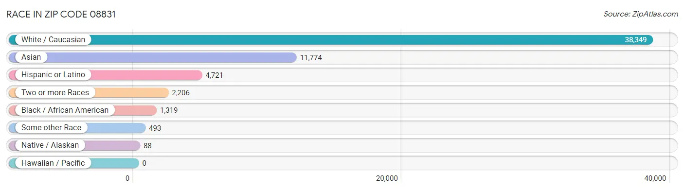 Race in Zip Code 08831