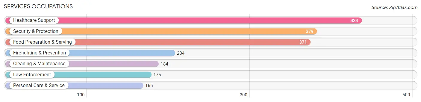 Services Occupations in Zip Code 10941