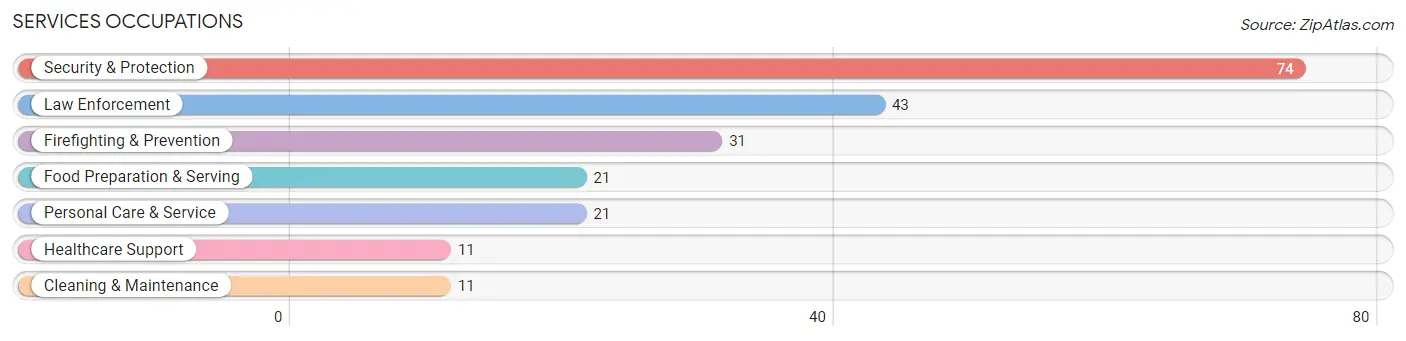 Services Occupations in Zip Code 10958