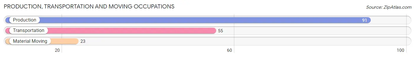 Production, Transportation and Moving Occupations in Zip Code 10998